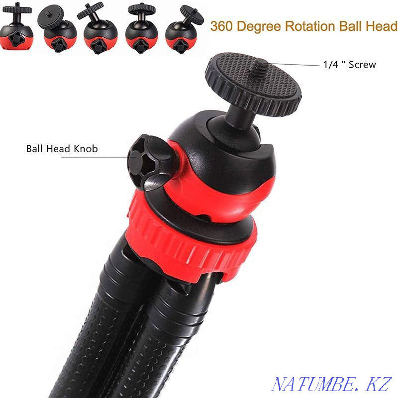 Гибкий Штатив - joby gorillapod для экшн камер, телефонов, зеркалки Алматы - изображение 3