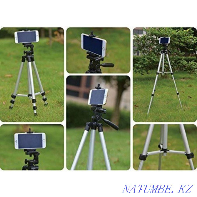 Tripod for TRIPOD 3310 phone and for LED lamps Shymkent - photo 8