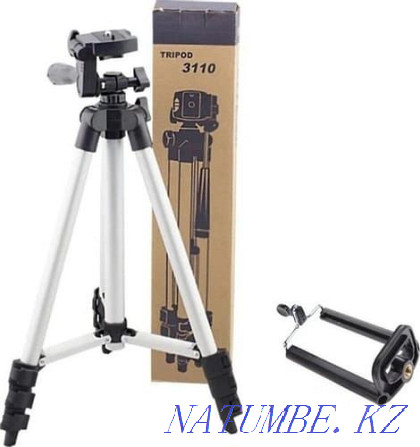 Tripod for TRIPOD 3310 phone and for LED lamps Shymkent - photo 7