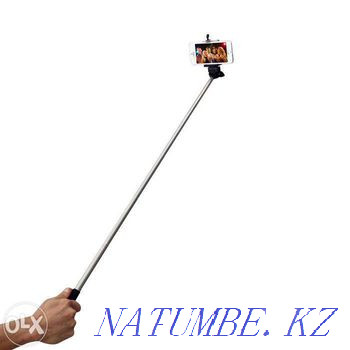 Selfie monopod, aluminum alloy, extendable tripod for smartphones Almaty - photo 5