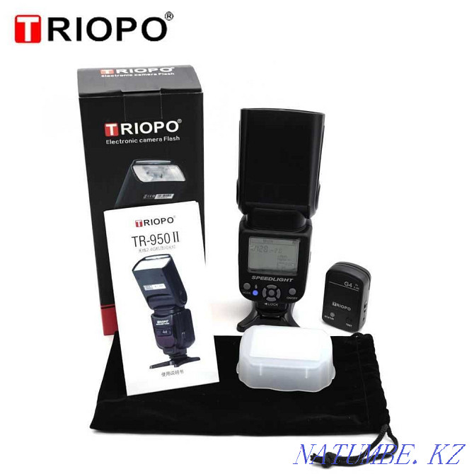 Triopo TR-950II + G4 Universal Flash 2.4G Synchronizer Trigger Almaty - photo 3