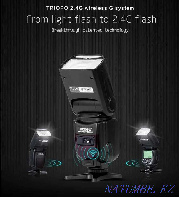 Flash Triopo TR-950II + synchronizer + octobox + stand Almaty - photo 8