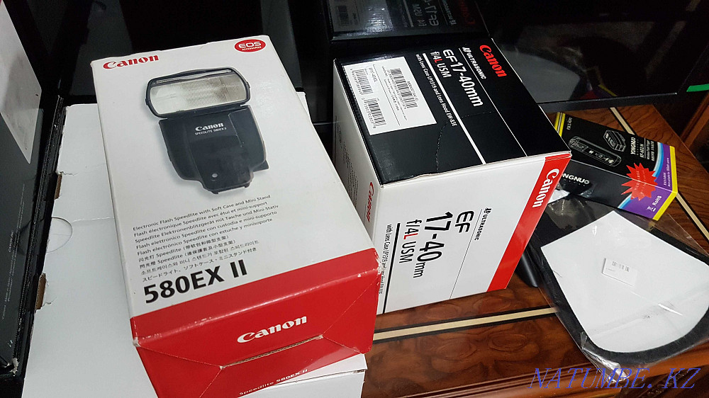 Sell flash Kenon 580EX-II, ideally with a new synchronizer Almaty - photo 1