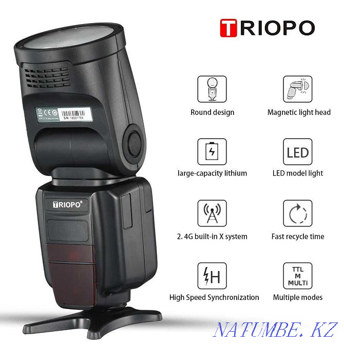 I will sell flash Triopo R1 with a round head in Almaty Almaty - photo 3