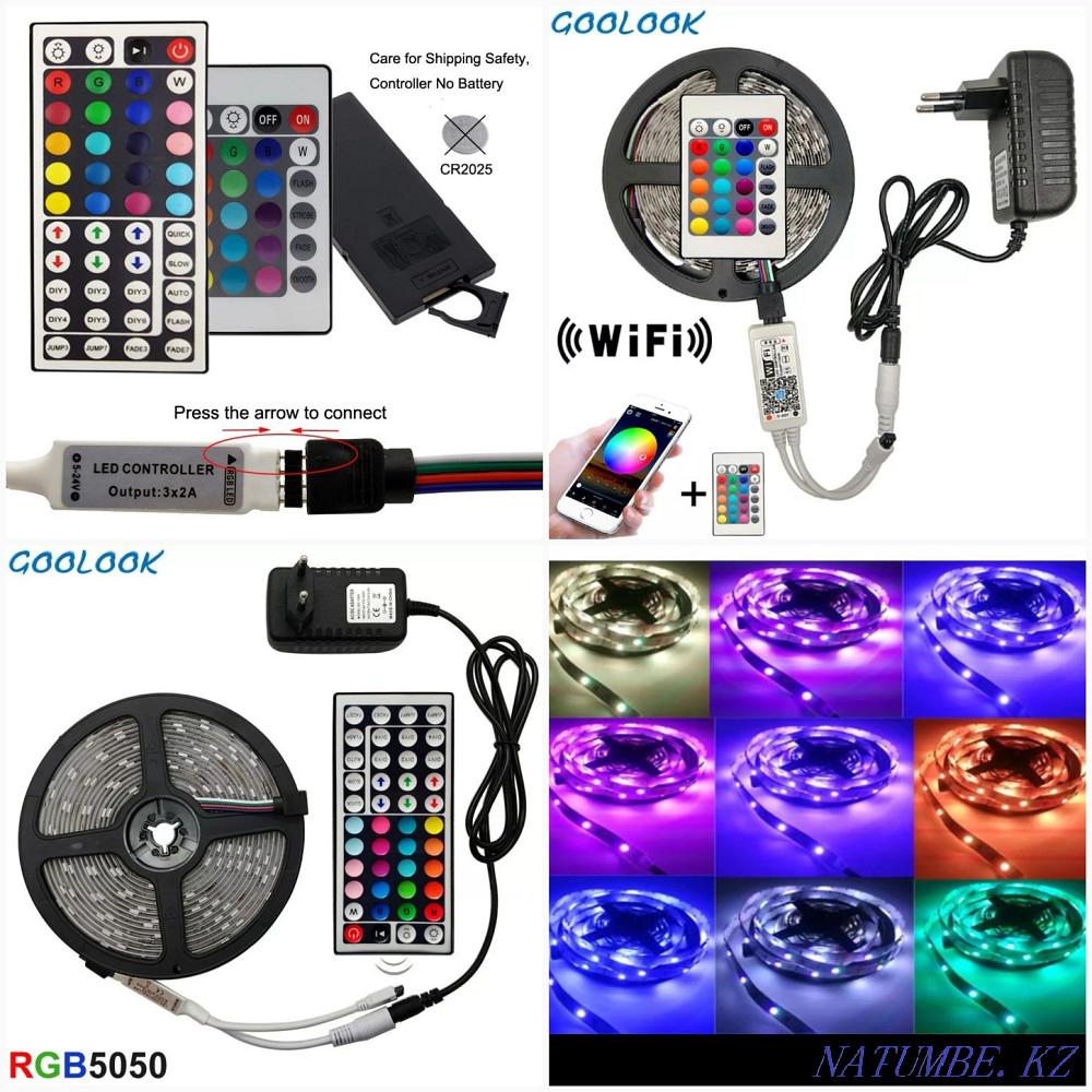 LED светодиоды 220v для прожекторов 5730 диодная лента 5630 rgb 5050 Петропавловск - изображение 3