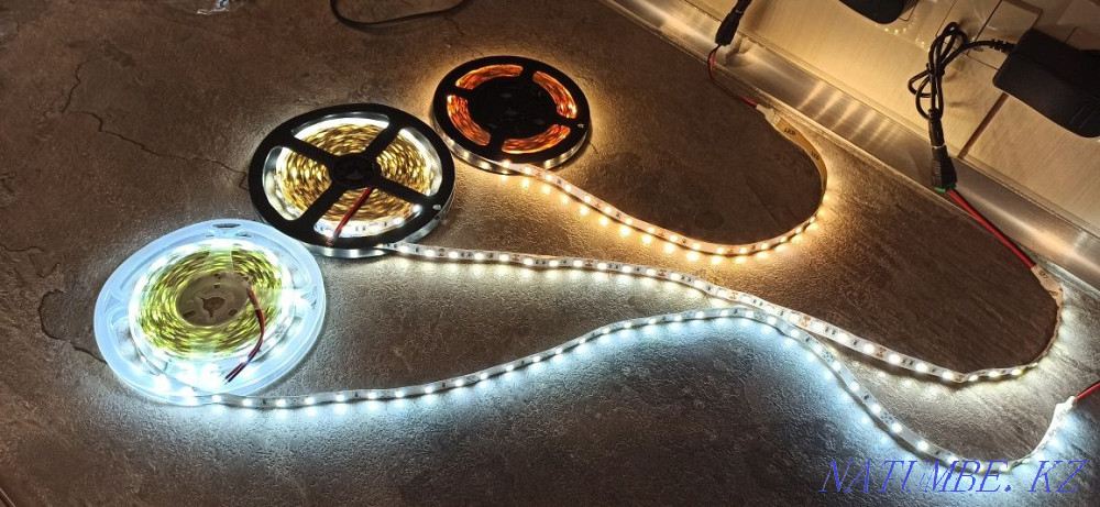 LED светодиоды 220v для прожекторов 5730 диодная лента 5630 rgb 5050 Петропавловск - изображение 1