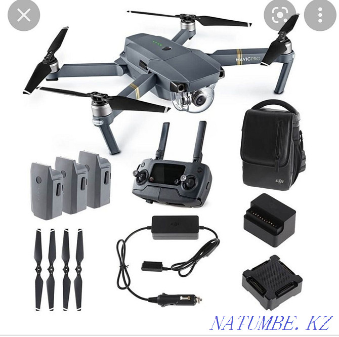 Mavic pro, 2 батареясы бар mavic pro комбо  Астана - изображение 1