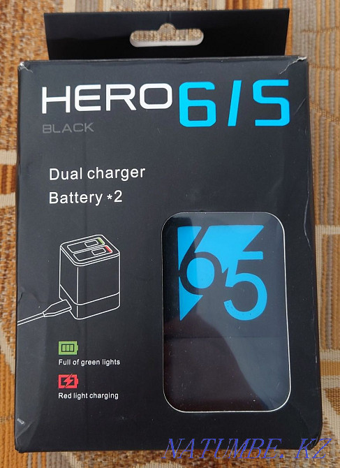 Charger and batteries for Gopro Hero 5|6|7 Almaty - photo 1