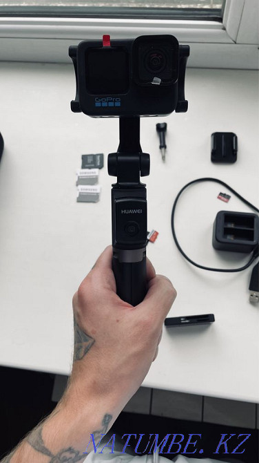 Almost new Go pro 10 black with everything you need Almaty - photo 6