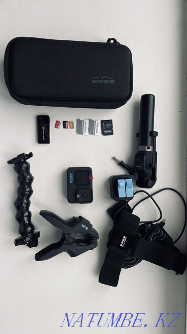 Almost new Go pro 10 black with everything you need Almaty - photo 1