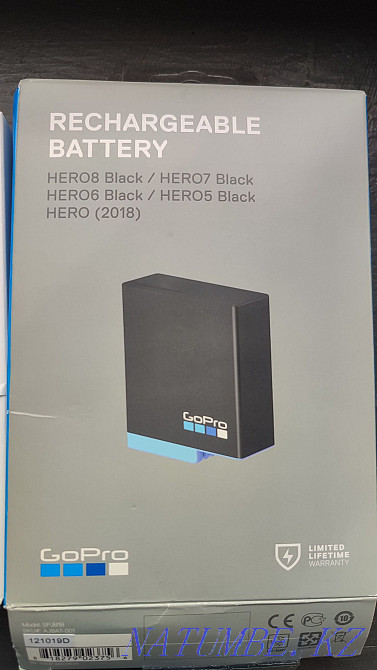I will sell the battery for GoPro 8, 7, 6, 5. Almaty - photo 2