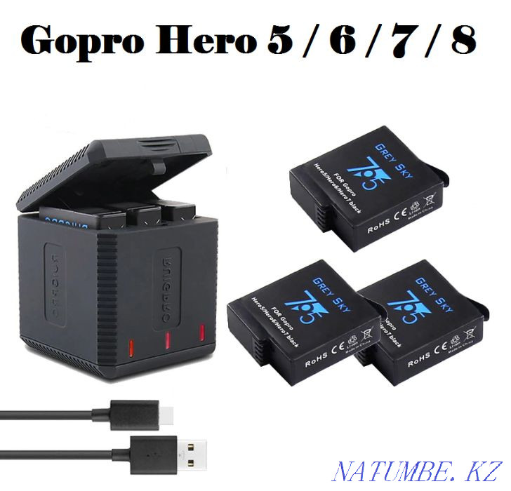 Mounts Aquabox Battery Dome Port Gopro Xiaomi Yi SJCAM Almaty - photo 7