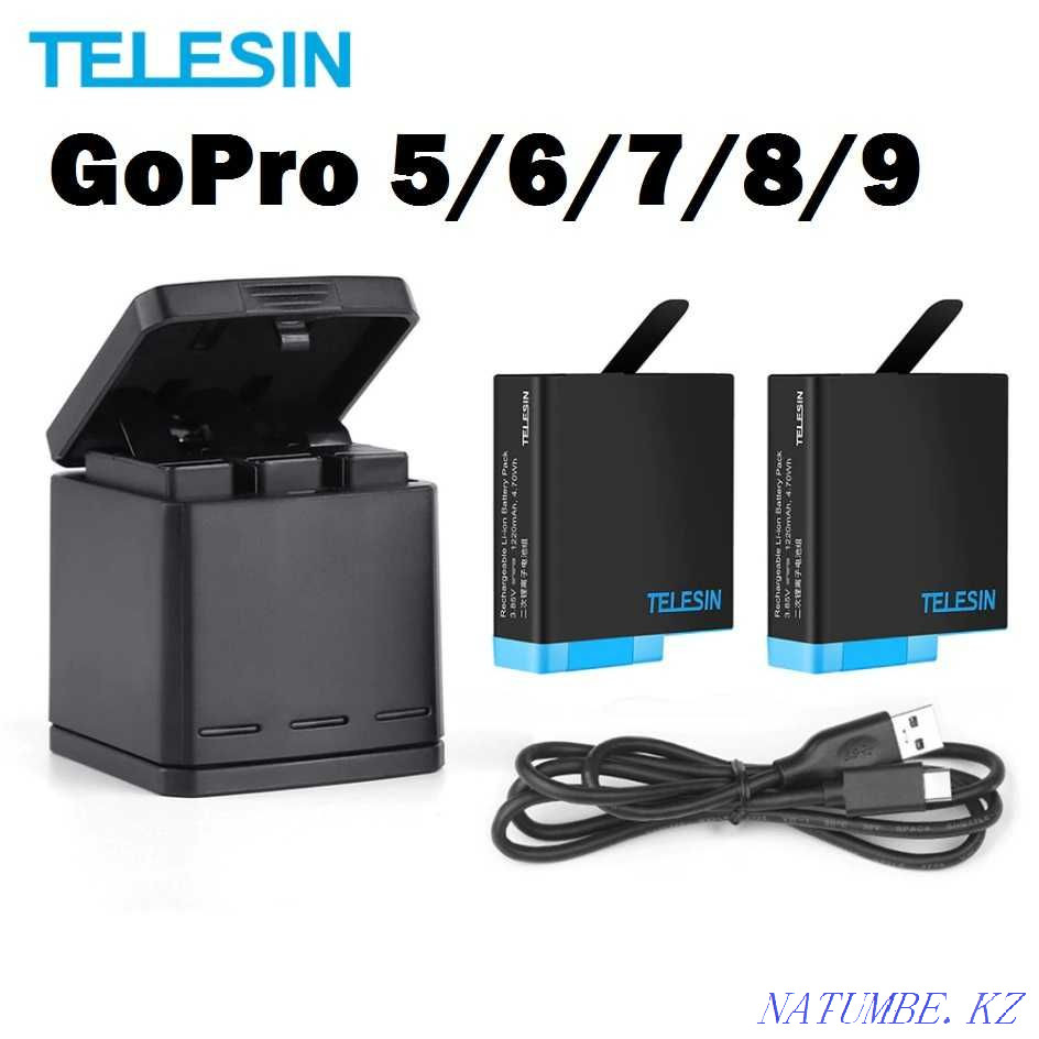 Set of mounts for Gopro, Xiaomi Yi, SJCAM, H9/H9R, DJI action cameras. Almaty - photo 6