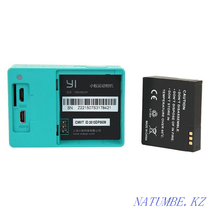 аккумулятор для Экшн-камеры Xiaomi Yi Актау - изображение 1