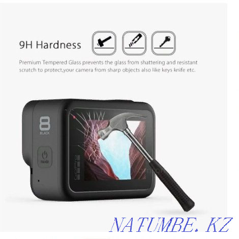 Protective glass film for GoPro Hero 8 action camera Semey - photo 1