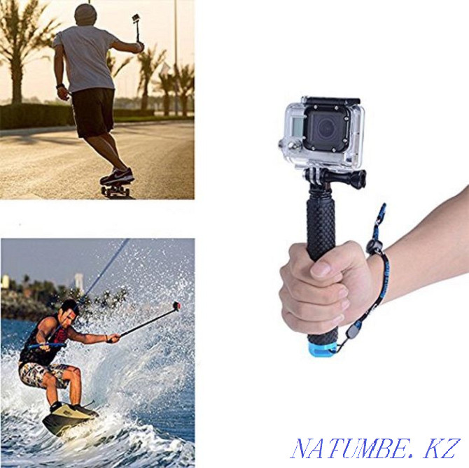 Monopod for all action cameras - GoPro, Sony FDR, DJI Osmo Action Almaty - photo 4