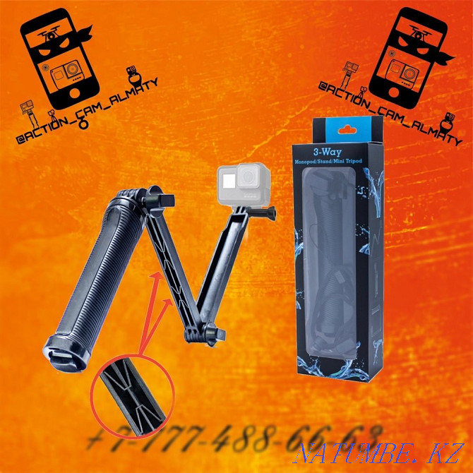 Mounts and accessories for action cameras GoPro, Sony, SJCAM, DJI, etc. Astana - photo 4