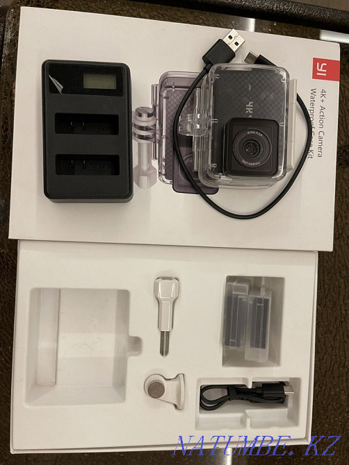 Продам экшн камеру Yi 4k plus + макро объектив Павлодар - изображение 2