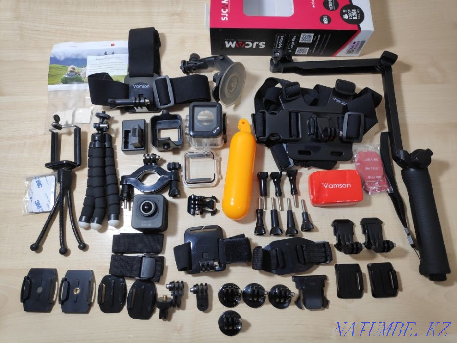 Action camera SJCAM M10 WiFi with a set of different mounts Almaty - photo 1