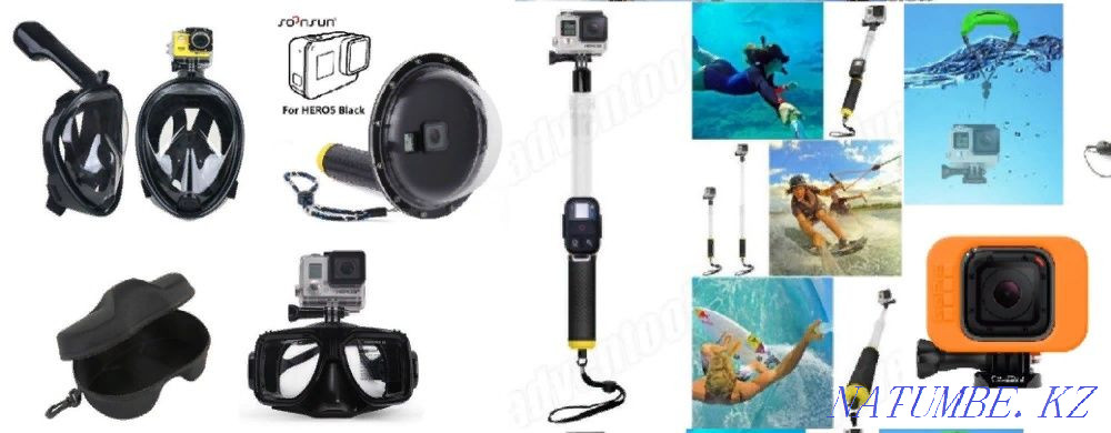 For Gopro Gopro Xiaomi Yi: battery monopod microphone Astana - photo 5