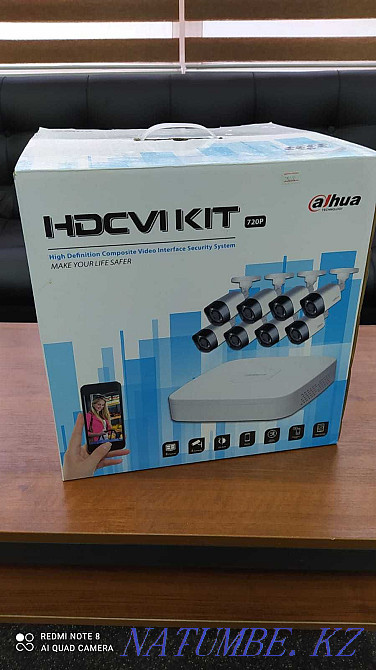 HD Dahua Surveillance Kit for 8 cameras (2 year warranty) Almaty - photo 2