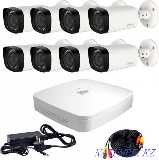 HD Dahua Surveillance Kit for 8 cameras (2 year warranty) Almaty - photo 1
