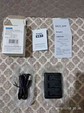 Зарядное устройство для аккумуляторов экшн-камер Xiaomi Yi 4k, 4k+ Костанай