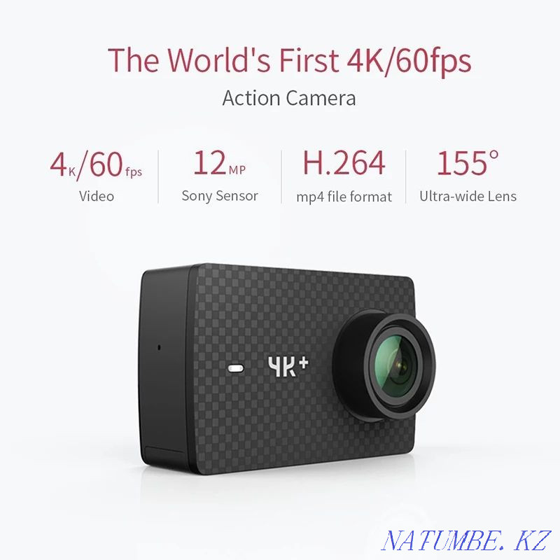 Экшн камера Xiaomi YI 4K + (YI 4K Plus) Алматы - изображение 1