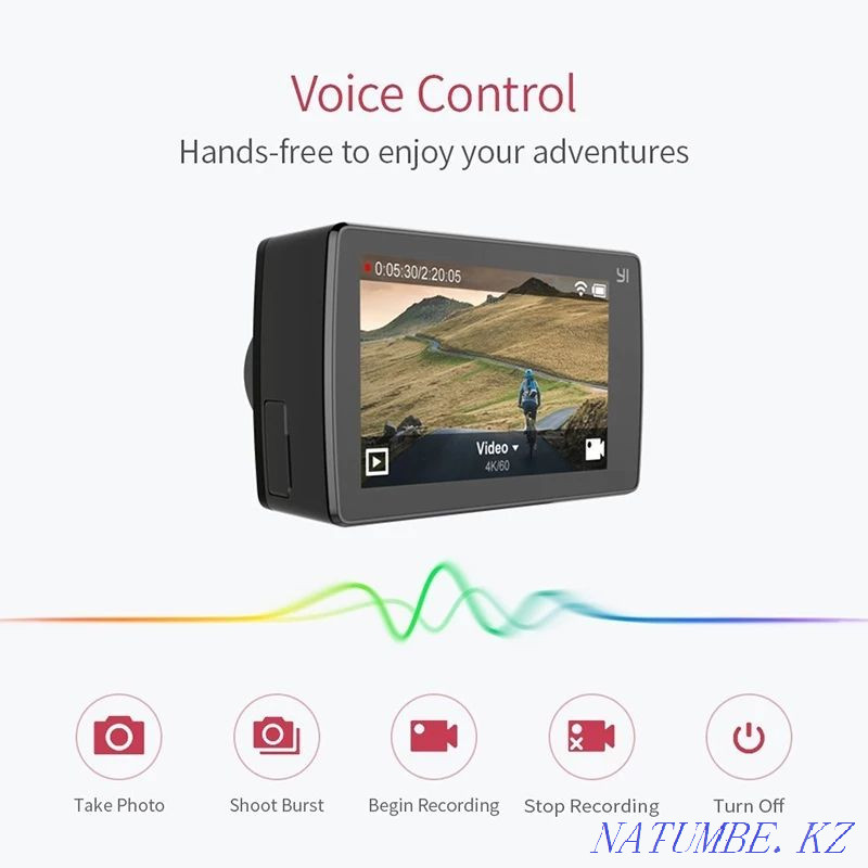 Экшн камера Xiaomi YI 4K + (YI 4K Plus) Алматы - изображение 3