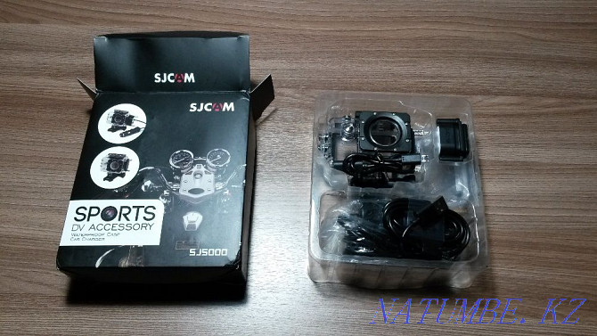 Аквабокс для экшен видеокамеры,Sjcam sj 5000X Elite,Мотоцыкла,регистра Костанай - изображение 1