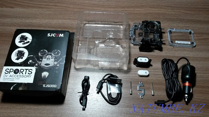 Аквабокс для экшен видеокамеры,Sjcam sj 5000X Elite,Мотоцыкла,регистра Костанай - изображение 2