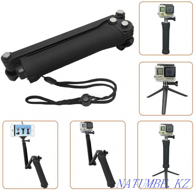 GoPro 3-Way Mount - Grip / Arm / Tripod Almaty - photo 3