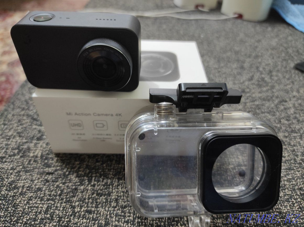 Sell action camera in excellent condition + aquabox Almaty - photo 1