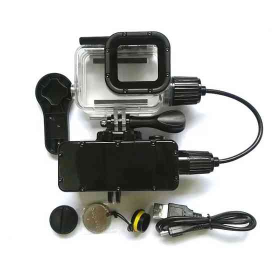 Водонепроницаемый аккумулятор для экшн камеры с аквабоксом  Петропавл