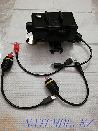 Водонепроницаемый аккумулятор для экшн камеры с аквабоксом Петропавловск - изображение 4