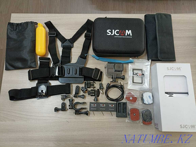 [GO pro] Camcorder SJCam 8 plus action camera + lenses + mounts Almaty - photo 1