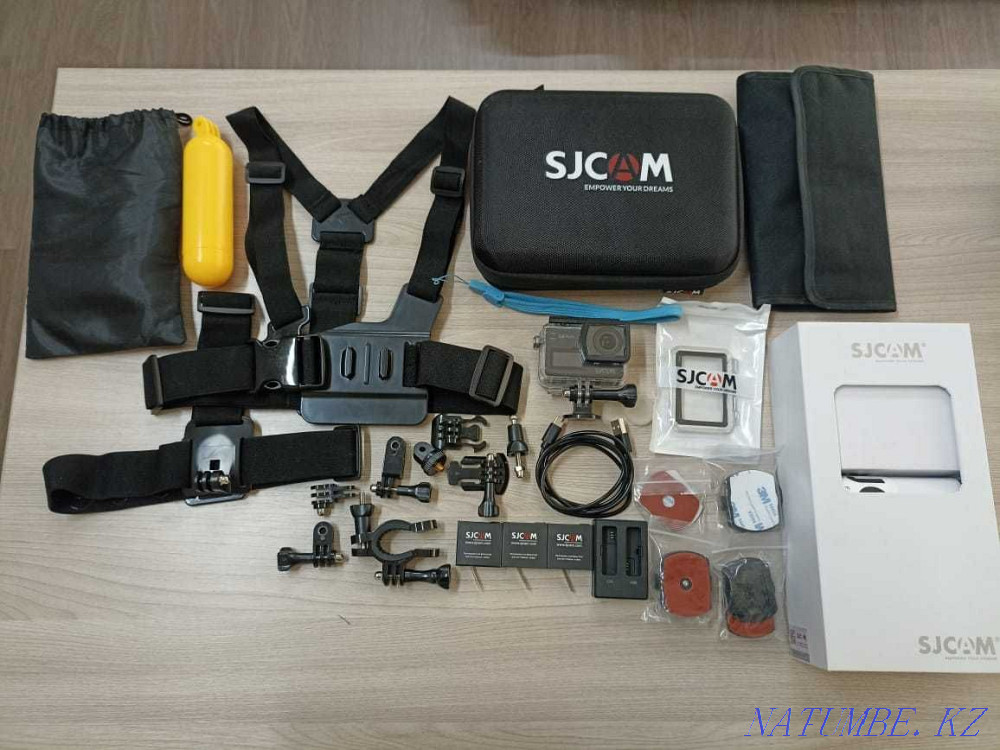 [GO pro] Camcorder SJCam 8 plus action camera + lenses + mounts Almaty - photo 1