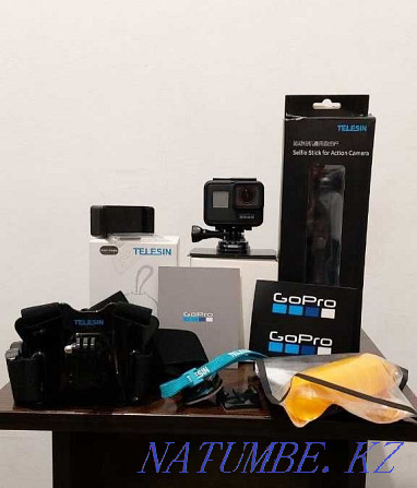 GoPro 7 Hero Black жинағы тамаша жағдайда  Алматы - изображение 2