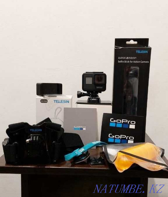 GoPro 7 Hero Black with kit in perfect condition Almaty - photo 2