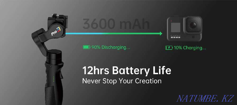 hohem iSteady Pro 3 3 Axis Stabilizer for GoPro Hero Action Camera Almaty - photo 3