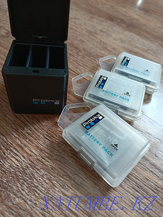 Батареи и зарядное устройство для Go pro8 Семей - изображение 1