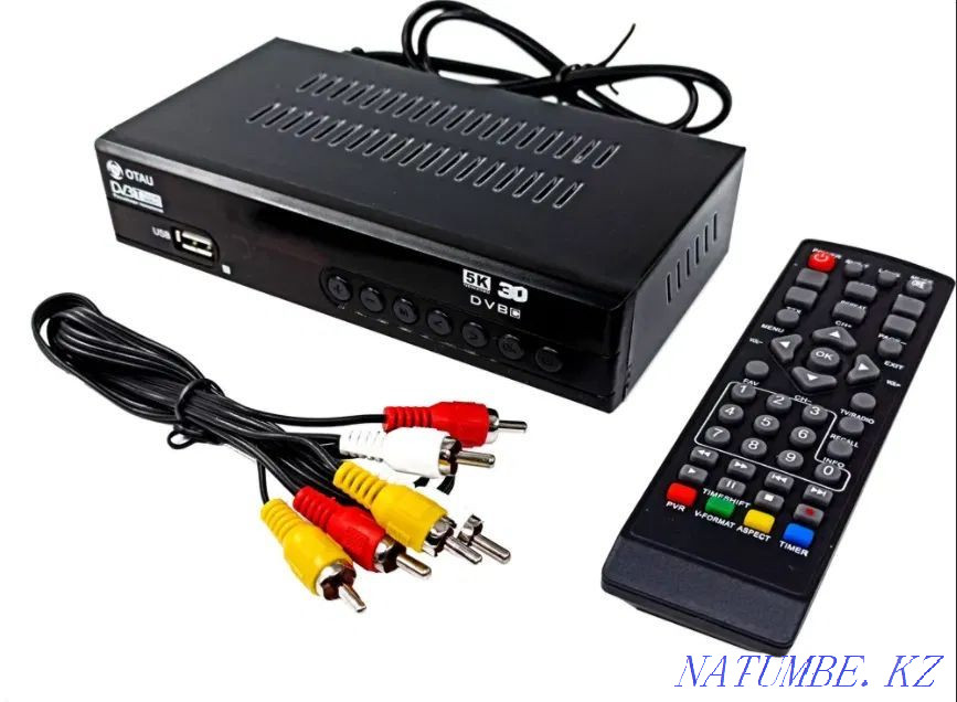 Otau TV receiver. Digital set-top box OTAU TV. 28 Free channels. Almaty - photo 2