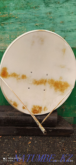 Спутниковая тарелка б/у, состояние на фото. Торг есть! Талдыкорган - изображение 1