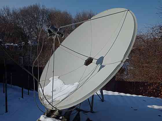 Спутниковая антена TV - спутник телевидение Боралдай