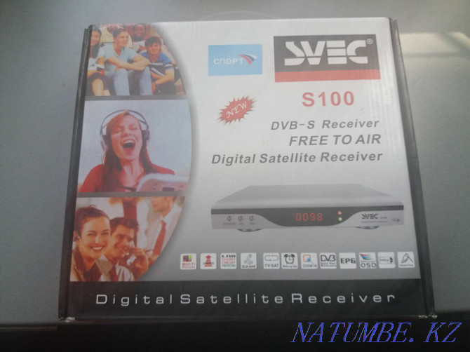 digital receiver SVEC S100+ satellite dish 180cm Almaty - photo 2