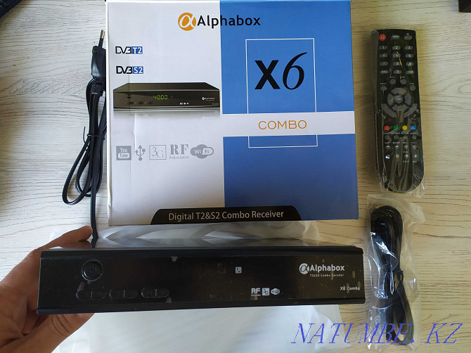 TV Ресивер Alphabox X6 T2+S2+IKS Шымкент - изображение 1