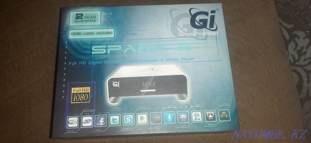 Спутниковый тюнер GI spark 2. Кокшетау - изображение 1