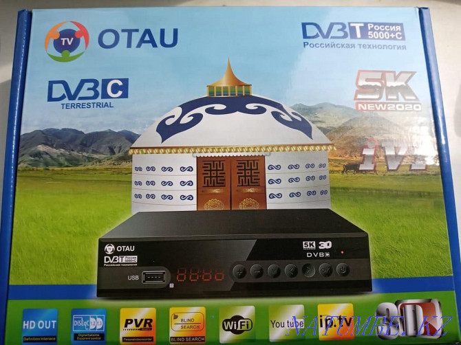 ОТАУ ТВ Цифровой эфирный приёмник поддерживающей 26 каналов бесплатно Астана - изображение 3