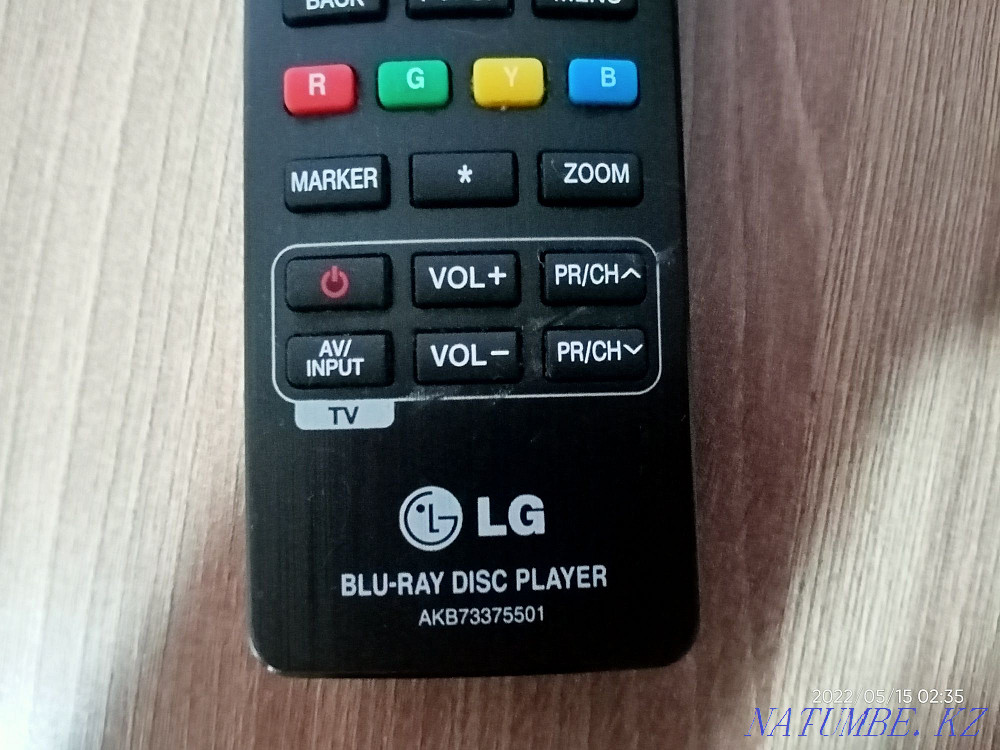 Теледидар мен DVD LG үшін қашықтан басқару пульті. Тамаша күйде.  Алматы - изображение 2