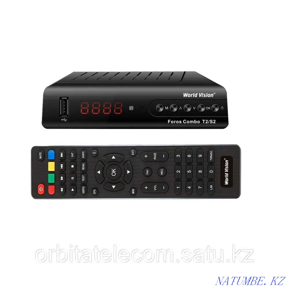 Sell satellite receiver world vision foros combo Kokshetau - photo 1